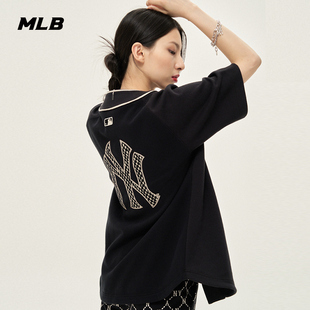 mlb男女情侣棒球，服短袖外套背后大logo运动夏季bs030