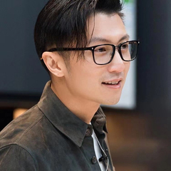 13克145-58谢霆锋同款黑框近视眼镜男日系方形轻盈tr90舒适窄眼睛