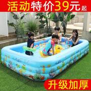 充气游泳池儿童家用婴儿宝宝成人水池小孩冲气大型户外超大戏水池