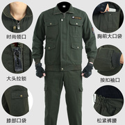 工作服男装外套宽松套装，电焊工装男士劳保服，上衣耐磨厂服裤子