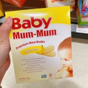 澳洲直邮baby mum-mum果味磨牙米饼 旺旺婴儿磨牙饼干8+  36g