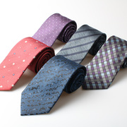 男士桑蚕丝领带 手系款Silk Tie商务高档精美色织提花真丝领带