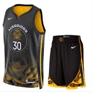 NBA勇士队30号库里11号汤普森3号保罗球衣篮球服运动套装