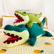 大号鳄鱼毛绒玩具鳄鱼公仔布娃娃玩偶床上睡觉抱枕靠垫礼物女