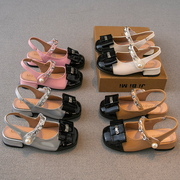 女童凉鞋包头2023夏季儿童，鞋子小女孩公主，鞋高跟中大童洋气潮
