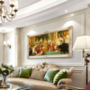 客厅装饰画欧式壁画艺术画酒店挂画简欧饭厅墙画拿破仑加冕油画