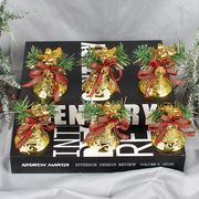 港之恋圣诞节铃铛挂件圣诞金色铃铛圣诞树吊饰装饰品节日布置用品