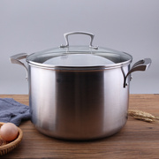 304不锈钢汤锅26cm大炖锅，8l大容量家用加厚一体成型煮粥煲汤