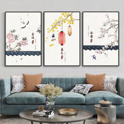 中国风墙面挂画新中式客厅，沙发背景墙壁画，卧室民宿房间古韵装饰画