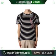 香港直邮Etro 深蓝色条纹短袖T恤 1Y02092330200