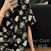 韩国HELLOKITTY猫睡衣女夏季纯棉短袖高级感可爱两件套家居服学生