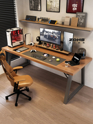 电脑桌台式家用桌子，双人电竞桌办公桌工作台，简约现代小户型简易桌