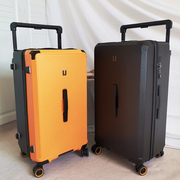 pc宽拉杆箱26寸出国托运行李箱万向轮加厚30寸旅行箱超轻USB充电