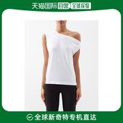 香港直邮NORMA KAMALI 女士露肩针织T恤