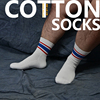 zoomxbear男式高棉半毛巾，底袜中帮袜运动加厚吸汗耐磨防臭