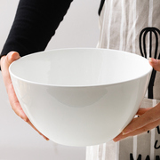 大号汤碗家用陶瓷大碗单个纯白骨，瓷釉下彩餐具，鸡汤面碗8寸瓷汤盆