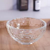 。透明调面膜碗玻璃精油碟，加厚美容院小碗，精油碗皮肤管理工具硅胶