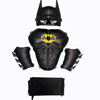 万圣节儿童蝙蝠侠玩具套装，演出服装男童，盔甲面具披风黑色铠甲