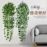 仿真绿萝壁挂装饰假花植物，藤条客厅挂墙遮挡吊兰吊钟藤蔓绿叶垂吊