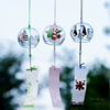 日式玻璃风铃挂饰创意家居江户和风铃铛毕业挂件生日圣诞礼物