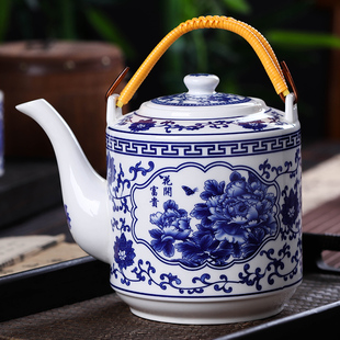 陶瓷多款泡茶壶冲茶家用耐高温提梁，壶单壶泡茶中式水壶老式凉水壶
