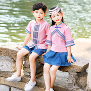 学生校服女小学学生夏学院风男生套装儿童幼儿园园服校服班服短袖