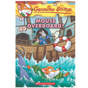  GERONIMOSTILTON#62 MOUSEOVERBOARD!老鼠记者#62：老鼠落水了！英文儿童书适合6-12岁