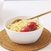 景德镇骨瓷纯白餐具方形，韩式碗菜碗米饭小碗面碗吃饭碗家用陶瓷碗