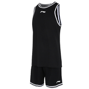 李宁篮球服运动套装男夏季冰丝速干透气宽松训练服比赛队服球衣