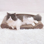 瓦楞纸猫抓板大号豹纹沙发，宠物猫窝玩具，磨爪子睡觉送铃铛球猫薄荷