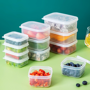 日本水果盒小学生专用食品级分，格便携外出春游儿童保鲜便当野餐盒