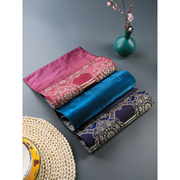蒙勒图民族风刺绣茶杯垫，茶道蒙古式茶桌，布艺隔热垫餐桌家商用餐垫