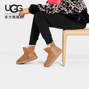 UGG冬季女士经典靴休闲贝莉拉链圆头时尚平底短靴雪地靴 1112481