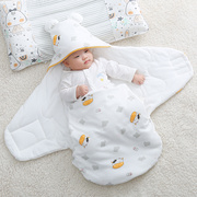 初生婴儿产房包被新生儿抱被蝴蝶襁褓，睡袋纯棉春夏季薄款宝宝用品