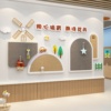 幼儿园墙面装饰楼梯走廊大厅，环创主题成品，展示板文化毛毡贴画设计