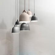 北欧马卡龙铃铛吊灯极简艺术客厅餐厅卧室床头后现代创意树脂吊灯