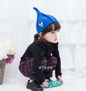 儿童尖尖帽宝宝套头，针织帽婴儿毛线帽子可爱秋冬韩系网红帅气甜美