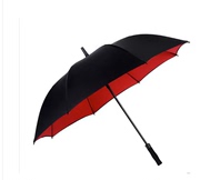 自动双层大伞长柄防风超大多人晴雨伞迎宾伞抗风暴雨加固专用
