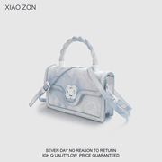 XIAOZON小众设计高级质感麻花小方包2023包包女斜挎手提女包