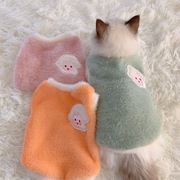 美短小猫咪专用衣服幼猫2个月保暖过冬绒衣背心宠物秋冬装防掉毛
