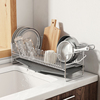 304不锈钢厨房碗碟架沥水架晾碗水池碗筷碗盘窄边超窄收纳置物架