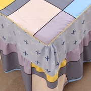印花床罩床单双人席梦思保护垫全棉床裙单件1.2单人双人1.8米1.5m