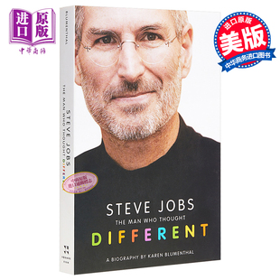  中商原版乔布斯传 英文原版 Steve Jobs  The Man Who Thought Different