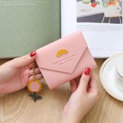 可爱薄款钱包女短款女式小钱包迷你学生韩版小手包零钱包卡包