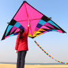 潍坊风筝高档伞布妖姬风筝，巨型大型成人大三角风筝好飞易飞
