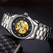 瑞士威斯凯时尚大气腕表精钢手表自动机械士手表防水男