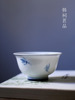 韩祠茗品|兰花主人杯大号茶杯，单个杯手绘青花品茗杯普洱茶碗茶盏