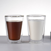 mrwater双层隔热玻璃杯咖啡杯，耐热防烫泡，茶杯透明水杯拿铁牛奶杯