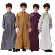 中东阿拉伯青少年长袍伊朗男孩演出服装迪拜男孩童装 Boys' Robe