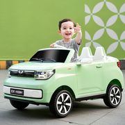 五菱宏光mini儿童电动车，四轮汽车可坐人玩具迷你宝宝遥控男女小孩